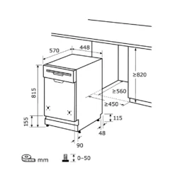 Exquisit Einbaugeschirrspüler EGSP2109-EB-030E Inox | Teilintegriert | 9 Gedecke | Inox -Angebote Herd Liebe Store 75f8b88386cfe13165b937bf490dc804