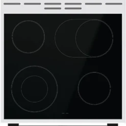 Gorenje GECS6C 70 WPA Elektro-Standherd - Glaskeramik-Kochfeld - 71 Liter - ExtraSteam - GentleClose - AirFry - Versenkbare Knebel - AquaClean - PerfectGrill - Teleskopauszüge - Weiß -Angebote Herd Liebe Store 772ce5c2b8b4b3cec8e8159487128975