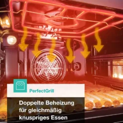 Gorenje Black Set 4 PYROLYSE Einbauherd - Set Mit Glaskeramik-Kochfeld Mit Edelstahlrahmen - 77L XXL Volumen - GentleClose - AirFry - PizzaMode - ChildLock - PerfectGrill - Teleskopauszüge - Schwarz -Angebote Herd Liebe Store 78731d010694e2e33712219cfad2b0db 1