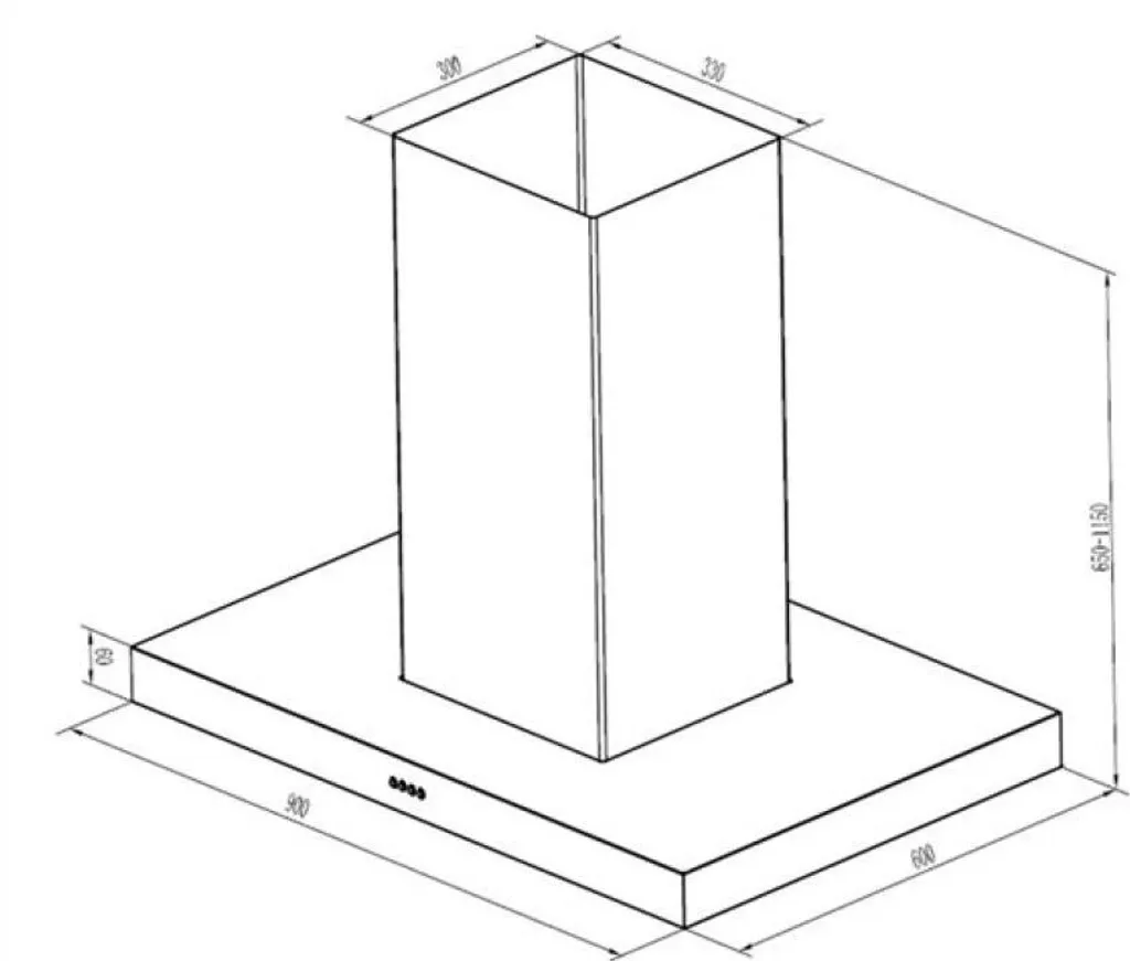 PKM Dunstabzugshaube Inselhaube Esse 8099GIS Z Touch Control Edelstahl 90cm 14 PKM Dunstabzugshaube Inselhaube Esse 8099GIS Z Touch Control Edelstahl 90cm - Image 12