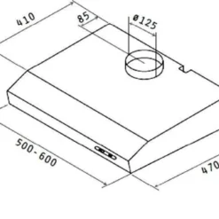 Dunstabzugshaube / Unterbauhaube Respekta DH 540 IXL 50cm Silber -Angebote Herd Liebe Store 79236c888781f9dad5050838548464bc