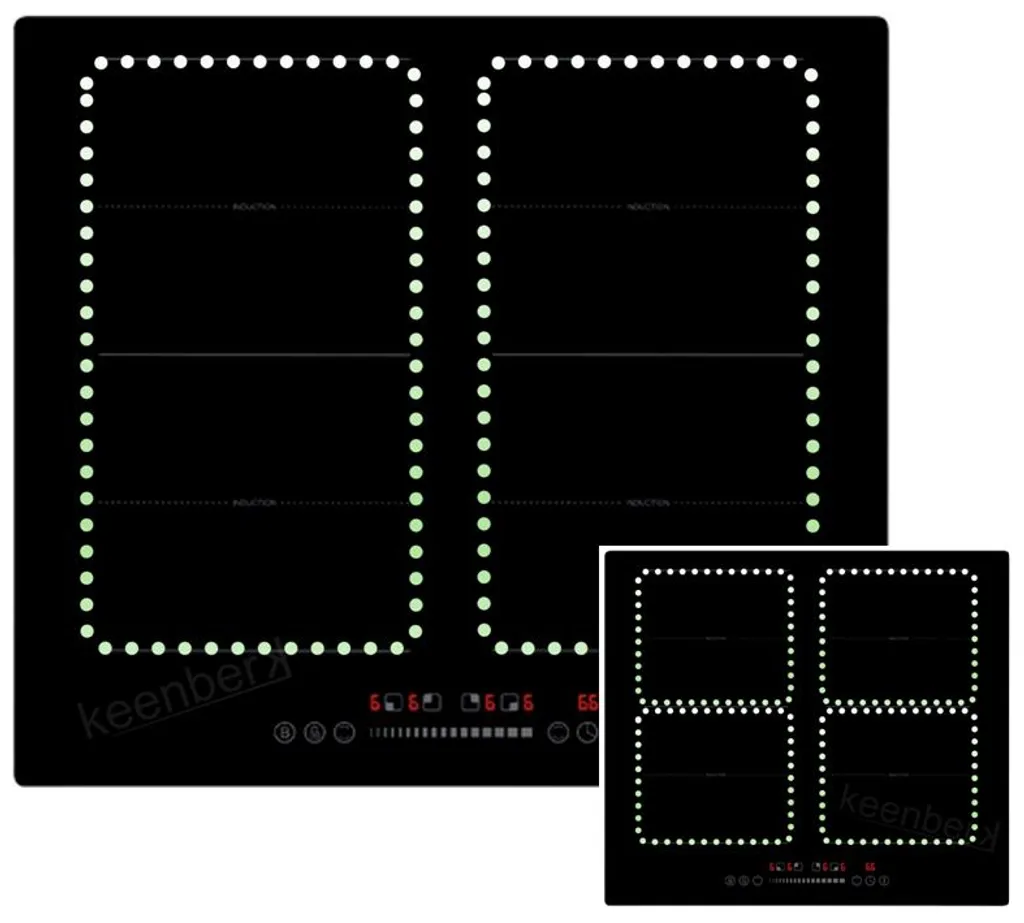 PKM Induktionskochfeld Einbaukochfeld Kochplatte Touch Control Autark IN4-2FZS 8 PKM Induktionskochfeld Einbaukochfeld Kochplatte Touch Control Autark IN4-2FZS - Image 6