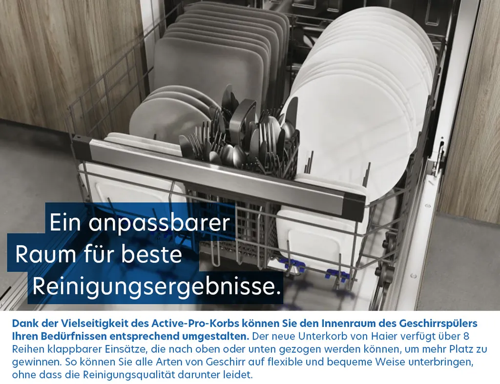 Haier XI 6C3D0FB WASHLENS SERIE 2 Einbau-Geschirrspüler 8 Haier XI 6C3D0FB WASHLENS SERIE 2 Einbau-Geschirrspüler - Image 6