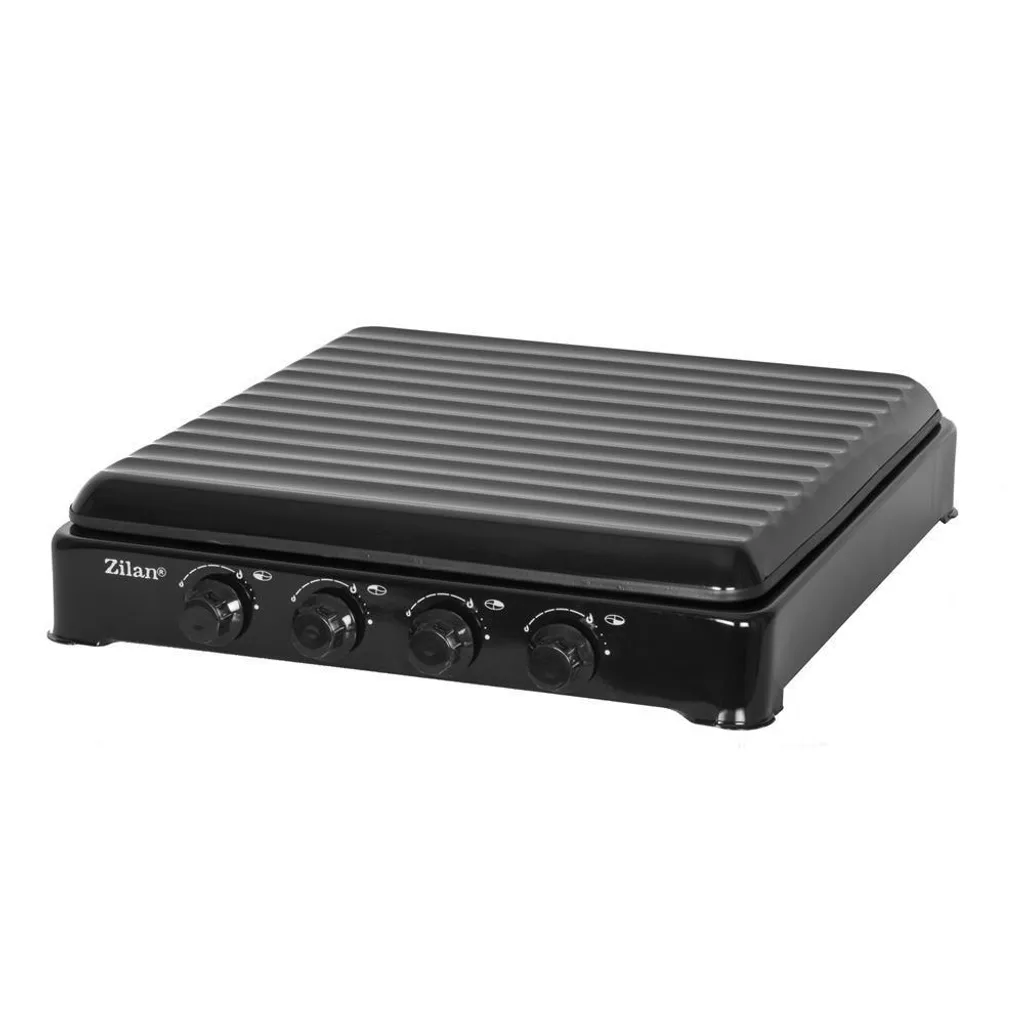 Zilan Gaskocher 4 Flammig | Campingkocher | Kochfeld | Gasherd | Schwarz 4 Zilan Gaskocher 4 Flammig | Campingkocher | Kochfeld | Gasherd | Schwarz - Image 2