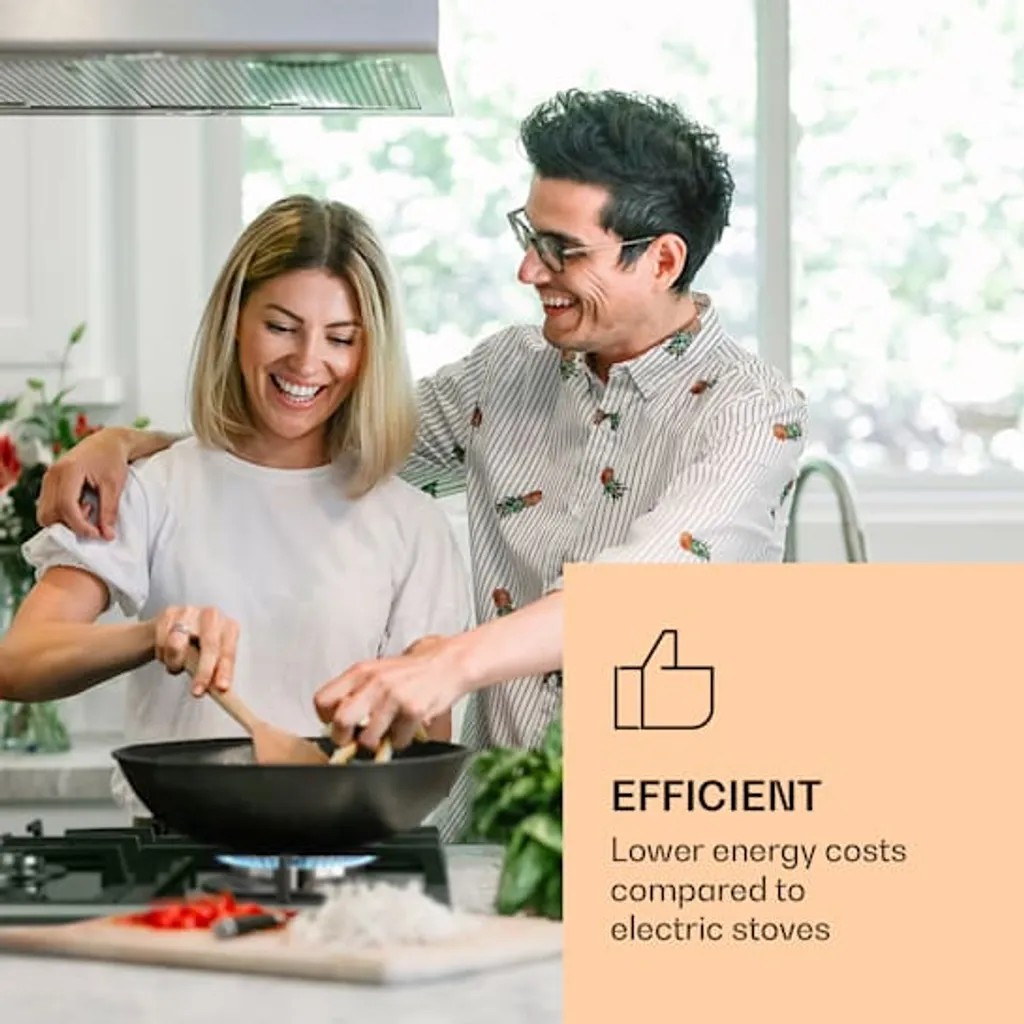 Klarstein Alchemist 3 Gaskochfeld , 6,2 KW , 3-flammig Aluminium-Brenner , Glaskeramik , Elektrische Zündung , Inkl. Schlauch Und Druckminderer 8 Klarstein Alchemist 3 Gaskochfeld , 6,2 KW , 3-flammig Aluminium-Brenner , Glaskeramik , Elektrische Zündung , Inkl. Schlauch Und Druckminderer - Image 6