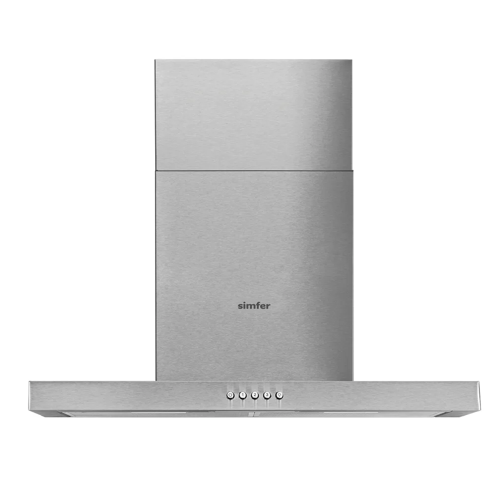 Simfer SMF-CH 8633 Dunstabzugshaube Edelstahl, 60 Cm, 650 M³ /h, Wandhaube, Kaminhaube, Teleskopkamin, Doppelabluftschacht, LED-Beleuchtung 3 Simfer SMF-CH 8633 Dunstabzugshaube Edelstahl, 60 Cm, 650 M³ /h, Wandhaube, Kaminhaube, Teleskopkamin, Doppelabluftschacht, LED-Beleuchtung