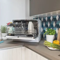 Candy CDCP 6 Spülmaschine, Klein, Höhe 43,8 Cm, 6 Programme, Überlaufsystem, Zeitvorwahl, Weiß -Angebote Herd Liebe Store 7cb57f1468f4d32e3bfbad8c5d1e2c9f