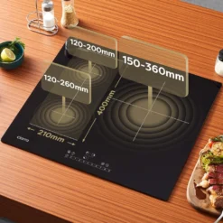 CIARRA 3 Zonen Einbau-Induktionskochfeld Mit Ein Flexzonen Und Booster 6500W CBBIH3BF-OW 8 CIARRA 3 Zonen Einbau-Induktionskochfeld Mit Ein Flexzonen Und Booster 6500W CBBIH3BF-OW -Angebote Herd Liebe Store 7d1d9d637db7f4cebb088e6d3b12a396