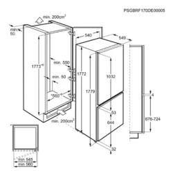 AEG - SCB618E6TS - Einbau-Kühl-Gefrierkombination - Schlepptür-Technik -Angebote Herd Liebe Store 7f579be7f7fe459748744b11a2418333