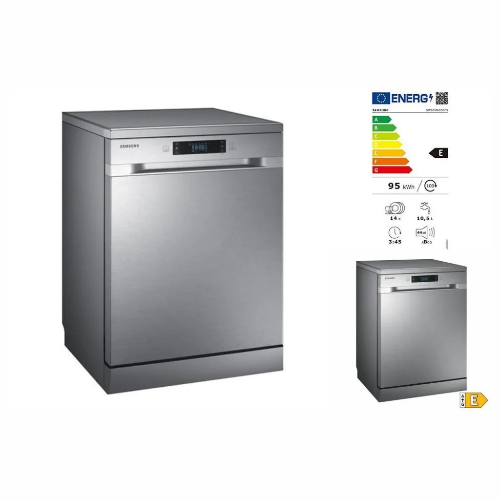 Samsung DW60M6050FS Geschirrspüler Freistehend 14 Gedecke Edelstahl LED 16 Samsung DW60M6050FS Geschirrspüler Freistehend 14 Gedecke Edelstahl LED - Image 14