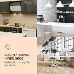 Klarstein Laika 60L Gefrierschrank , 60 Liter , 4-Sterne-Gefrierfach , 3 Schubladen , Temperatur: -18 Bis 0 °C , 5-stufiger Thermostat , 41 DB , Retro-Look -Angebote Herd Liebe Store 812e01938efa33ad59fd40d74b828c68