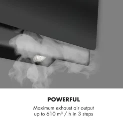 Klarstein Aurica 90 Dunstabzugshaube - Wandabzugshaube, Abzugshaube Zum Wandanbau, 90 Cm, 165 W, 620 M³/h Abluftleistung, 3 Leistungsstufen, Zuschaltbares Licht, Inkl. Montagematerial, Schwarz [Energieklasse B] -Angebote Herd Liebe Store 8211d03ce0ebbbd0fcdd0f5abd707bc1