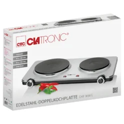 CLATRONIC Doppelkochplatte DKP 3668 Edelstahl Herdplatte Kochplatte 1000/1500W 11 CLATRONIC Doppelkochplatte DKP 3668 Edelstahl Herdplatte Kochplatte 1000/1500W -Angebote Herd Liebe Store 8391e858147750379537dc896e62b7ae