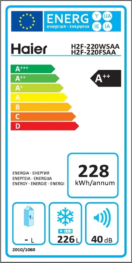 Haier H2F-220WSAA Gefrierschrank 10 Haier H2F-220WSAA Gefrierschrank - Image 8