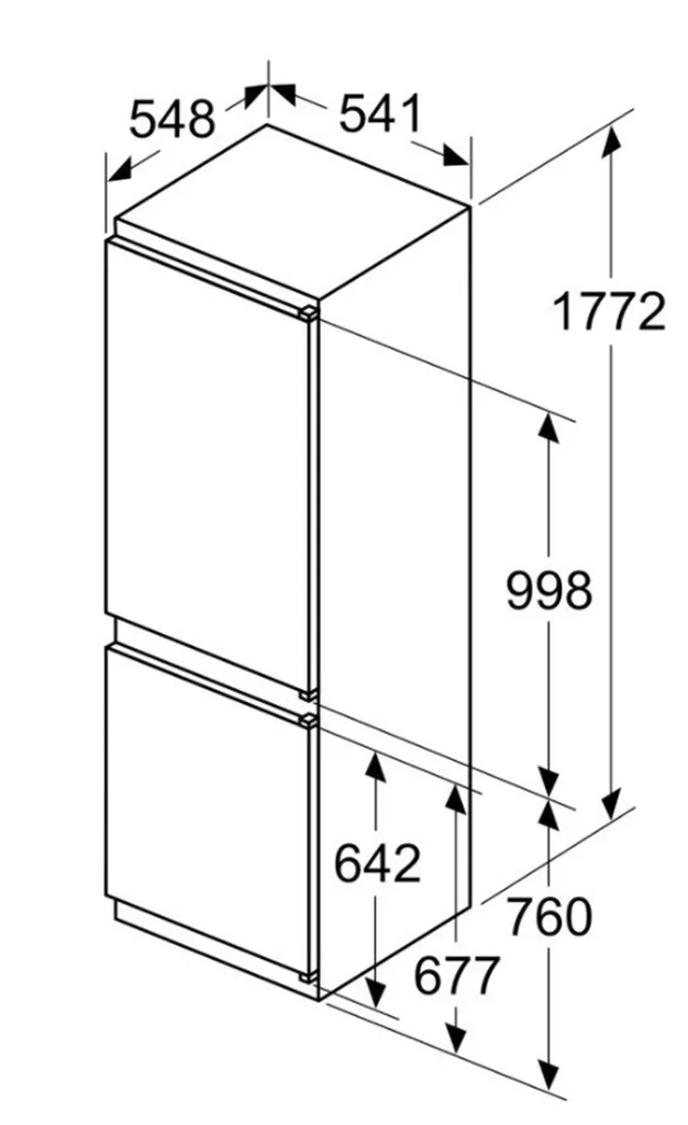 Bosch KIV865SF0 Einbau Kühl - Gefrierkombination, Schlepptür, 12 Bosch KIV865SF0 Einbau Kühl - Gefrierkombination, Schlepptür, - Image 10
