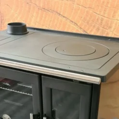 EEK A+ Küchenofen Holzherd Plamen 850 Schwarz, Linke Version - 8 KW Dauerbrandherd -Angebote Herd Liebe Store 870af06a7f51f178f82ba4d384a7aa2a