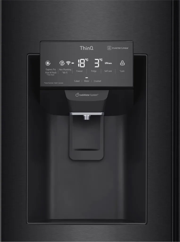 LG GMX844MCBF, Freistehend, Schwarz, French Door, LED, Berührung, LED 5 LG GMX844MCBF, Freistehend, Schwarz, French Door, LED, Berührung, LED - Image 3