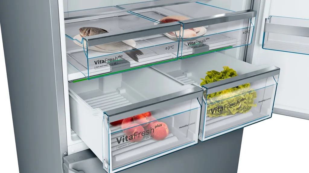 Bosch KGN86AIDP Serie 6 Freistehende XXL-Kühl-Gefrier-Kombination / D / 186 X 86 Cm / 246 KWh/Jahr / Inox-antifingerprint / 479 L Kühlteil / 152 L Gefrierteil / NoFrost / VitaFresh Plus 5 Bosch KGN86AIDP Serie 6 Freistehende XXL-Kühl-Gefrier-Kombination / D / 186 X 86 Cm / 246 KWh/Jahr / Inox-antifingerprint / 479 L Kühlteil / 152 L Gefrierteil / NoFrost / VitaFresh Plus - Image 3