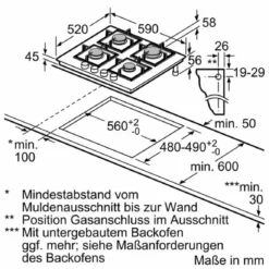 Siemens Einbau GAS-Kochfeld EP 6A6PB20 - Autark Kochstelle 60cm Schwarz -Angebote Herd Liebe Store 8a2a05258f47594f79857552fec050ef