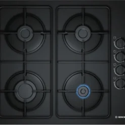 Bosch POP6B6B80 60cm Gaskochfeld Schwarz Hartglas GAS KOCHFELD Autark