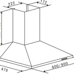 Umluftset Dunstabzugshaube + Filter - PKM 6091H 60cm Wandesse Aktiv -Angebote Herd Liebe Store 8d13c90f51351d56bf40e98f169c5f89 1