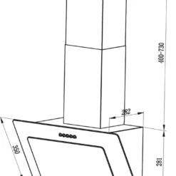 Umluftset KH-GSH-60B Dunstabzugshaube 60cm Glas Schwarz LED Umluft -Angebote Herd Liebe Store 8d6f4b092f5ac7011726afb505c74307