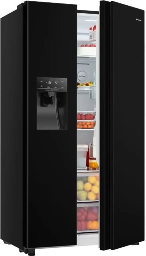 Hisense RS650N4AB1 - Amerikanischer Kühlschrank 499L (334L + 165L) - Total Belüftete Kälte - - L91cmxH179cm - Schwarz 5 Hisense RS650N4AB1 - Amerikanischer Kühlschrank 499L (334L + 165L) - Total Belüftete Kälte - - L91cmxH179cm - Schwarz - Image 3