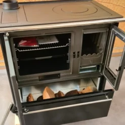 EEK A+ Küchenofen Holzherd Plamen 850 Schwarz, Linke Version - 8 KW Dauerbrandherd -Angebote Herd Liebe Store 9206a0e3f0329d7b5a4b8b8dbde2a3a8