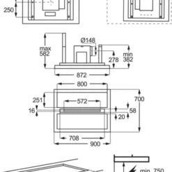 AEG - DCE5960HM - Deckenlüfter - 90 Cm - Edelstahl -Angebote Herd Liebe Store 9214115cf3650b75b6f211fb720cb3b8