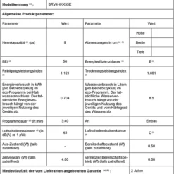 Bosch SRV4HKX53E Vollintegrierbar 45cm -Angebote Herd Liebe Store 939f4981ecb10ffd6eb0a963c80113b4