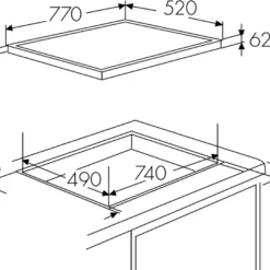 WOLKENSTEIN Induktionskochfeld Edelstahlrahmen Einbaukochfeld IF77-1.2FZBWSG-2W -Angebote Herd Liebe Store 93c8a1f15c129f8fb80e26336d215225