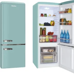 Amica KGCR 384 150 T Kühl-/Gefrierkombination Retro LED-Innenbeleuchtung -Angebote Herd Liebe Store 94296bbf68883368966a71a4aeba5caf