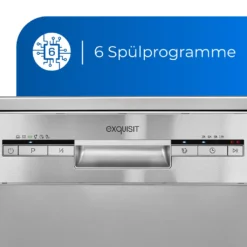 Exquisit Geschirrspüler GSP9109-030E Silber | Standgerät | 9 Gedecke | Silber 11 Exquisit Geschirrspüler GSP9109-030E Silber | Standgerät | 9 Gedecke | Silber -Angebote Herd Liebe Store 944c592c52b9d8c000311acf4b9d677d