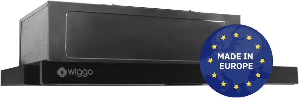 Wiggo Dunstabzugshaube 60cm WE-632ER Schwarz I Flachschirmhaube Für Abluft Oder Umluft Dunstabzug 300m³/h Mit LED-Beleuchtung I Einbau-Dunstabzugshaube Inkl. Fettfilter & 2× Kohlefilter 3 Wiggo Dunstabzugshaube 60cm WE-632ER Schwarz I Flachschirmhaube Für Abluft Oder Umluft Dunstabzug 300m³/h Mit LED-Beleuchtung I Einbau-Dunstabzugshaube Inkl. Fettfilter & 2× Kohlefilter