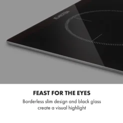 Klarstein Kochheld Doppel-Induktionskochfeld , Einbau-Kochfeld , 2900 Watt , Dreh-Regler , 120 Cm Kabellänge , 3-poliger-Anschluss , 9 Stufen , Abschalt-Automatik , Glas , Schwarz -Angebote Herd Liebe Store 96a2b7fa5db5373eedc2e99131f678f5