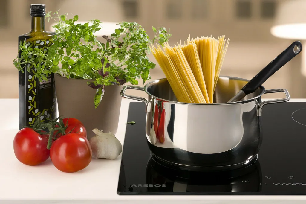 AREBOS Induktionskochfeld, 6000 W, 4 Kochfelder, 59 Cm, Autark, Mit Sensor Touch, Timer, Kindersicherung, Überhitzungsschutz, Autoabschaltung 6 AREBOS Induktionskochfeld, 6000 W, 4 Kochfelder, 59 Cm, Autark, Mit Sensor Touch, Timer, Kindersicherung, Überhitzungsschutz, Autoabschaltung - Image 4