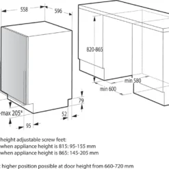 Gorenje GV62040 Vollintegrierbarer Geschirrspüler 60 Cm - 13 Maßgedecke - 5 Programme - AquaStop - Edelstahlbottich - Besteckkorb - Selbstreinigender Filter - Programmanzeige -Angebote Herd Liebe Store 999f13876d2aa94a851172e20a3ea00c