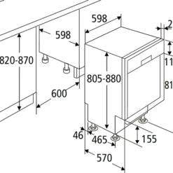 PKM Geschirrspüler Spülmaschine Spüler Vollintegriert GSP12 FI 12 Gedecke 60cm -Angebote Herd Liebe Store 99f23e267e45432e650e29dc612bb6d3