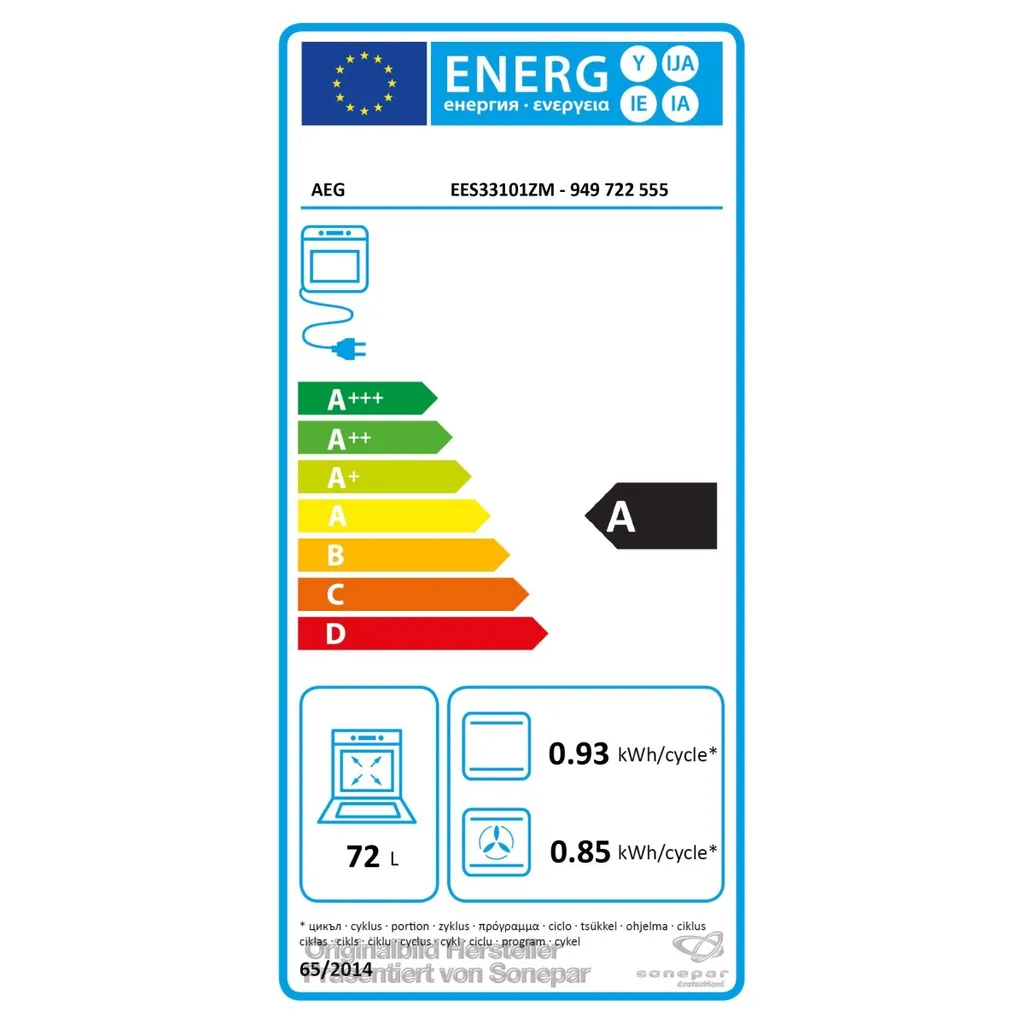 AEG KOMBI3021F Herdset 60cm A Edelstahl 8 AEG KOMBI3021F Herdset 60cm A Edelstahl - Image 6