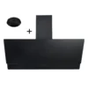 Dunstabzugshaube Schräghaube Kopffrei Schwarz 90 Cm + Filter Umluftset Respekta -Angebote Herd Liebe Store 9abca0fc1915bc74d3c2187a7f383b96