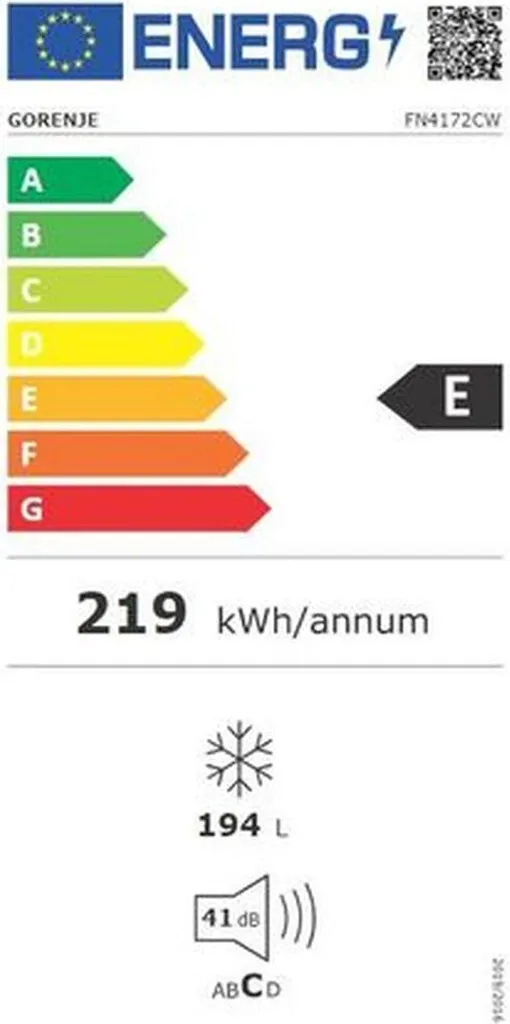 Gorenje - FN4172CW - Gefrierschrank - Weiß - Rauminhalt Gesamt: 194 Liter - No Frost – 4-Sterne-Gefrierfach - Türanschlag Wechselbar 5 Gorenje - FN4172CW - Gefrierschrank - Weiß - Rauminhalt Gesamt: 194 Liter - No Frost – 4-Sterne-Gefrierfach - Türanschlag Wechselbar - Image 3