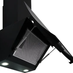 Respekta Dunstabzugshaube Schräghaube Wandhaube Kopffrei Glas 60 Cm Schwarz LED -Angebote Herd Liebe Store 9b8d69a3144607d7e42ce57652149ead