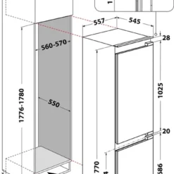 Bauknecht Einbau Kühl-/Gefrierkombination 273L 226kWh 177er Nische KGIL 180F2 P -Angebote Herd Liebe Store 9bd42c605d7bc9c23f1f386b31726555