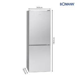 Bomann Kühl-/Gefrierkombination KG 7320.1 / 227 Liter / No Frost Funktion / 4 Sterne Gefrierfach / Inox -Angebote Herd Liebe Store 9d44080e77c8b8b3ebf998bb43e029a2