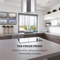 Beretta Inselabzugshaube Ø35cm Ab-/Umluft 650m³/h LED Aktivkohlefilter Edelstahl -Angebote Herd Liebe Store 9dab25da0d97ae899de026d7d71722b5