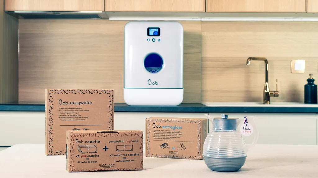 Bob Mini Geschirrspüler All-in-One Paket Grau Metallic (2 Gedecke, 2,9L Wasserverbrauch, Integrierter Tank, WiFi) Spülmaschine Geschirrspülmaschine 7 Bob Mini Geschirrspüler All-in-One Paket Grau Metallic (2 Gedecke, 2,9L Wasserverbrauch, Integrierter Tank, WiFi) Spülmaschine Geschirrspülmaschine - Image 5