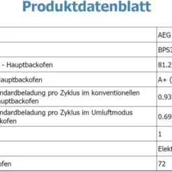 AEG - BPS33102ZM - Einbau-Backofen - Pyrolyse - Edelstahl -Angebote Herd Liebe Store 9e91c601f3b41b311eee6453935144a0