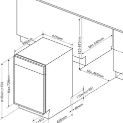 Amica - EGSPV 587 920 - Vollintegrierbarer Geschirrspüler - 45 Cm -Angebote Herd Liebe Store 9eb4b64f10f1f65b0f5a98beaf0abfb1