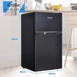 COSTWAY Kühlschrank Mit Gefrierfach Standkühlschrank Gefrierschrank Kühl-Gefrier-Kombination 85L Schwarz 13 COSTWAY Kühlschrank Mit Gefrierfach Standkühlschrank Gefrierschrank Kühl-Gefrier-Kombination 85L Schwarz -Angebote Herd Liebe Store a036e698540eebf0352efa3fbeec0b85