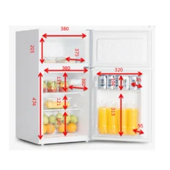 PKM Kühl-Gefrierkombination Kühlschrank GK88 IX Inox Design 85cm 84L -Angebote Herd Liebe Store a0f216931e569f8b84521b55a1a9baf4